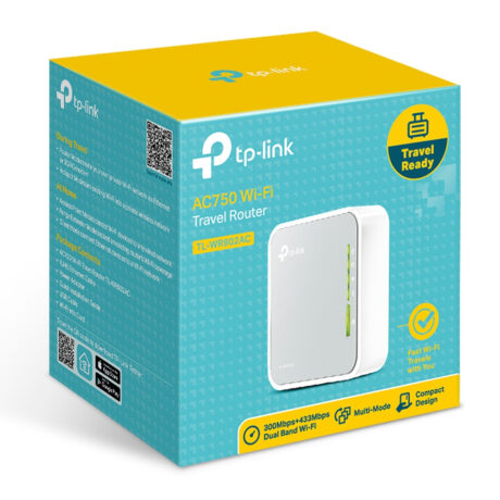 TP-Link TL-WR902AC AC750 Wireless Travel Router - Wireless router Wi-Fi 5