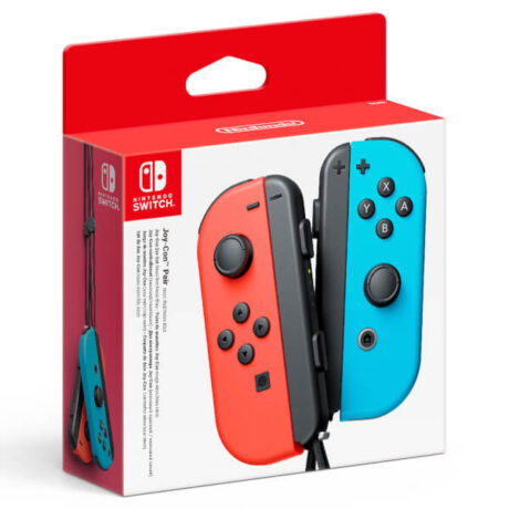 Nintendo Joy-Con Controllers (Pair) Neon Blue & Red - Wireless Controller - Switch