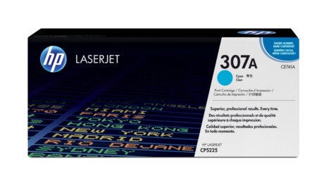 HP 307A - CE741A Cyan Toner - Lasertoner Cyan
