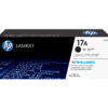 HP 17A - CF217A Black Toner - Lasertoner Sort