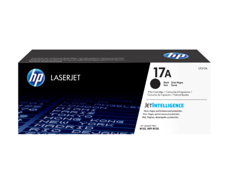 HP 17A - CF217A Black Toner - Lasertoner Sort