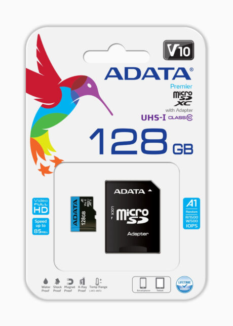 A-Data Premier MicroSD/SD - 100MB/s - 128GB