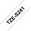 Brother TZe-S241 - Black On White - Roll (1.8 cm x 8 m)