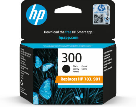 HP 300 - CC640EE Black Ink - Blækpatron Sort