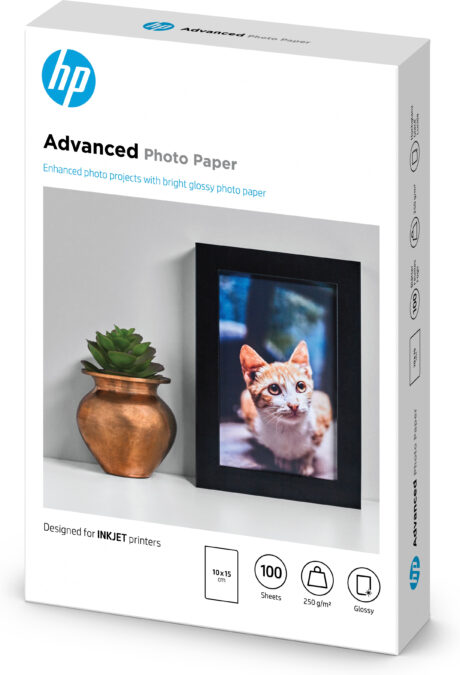 HP Advanced Glossy Photo Paper 250g/m2 100 sheets