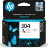 HP 304 - N9K05AE Tri-Color - Blækpatron Dye-based tricolor