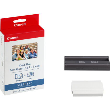 Canon KC-36IP Color Ink Creditcard Size Set for Selphy