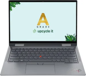 ThinkPad X1 YOGA 6.Gen i5-1135G7 Hybrid (2-i-1) 14" Touchskærm 16 GB RAM 256 GB SSD Windows 11 Pro Nordisk - Guld stand