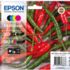 Epson 503/503 XL Multipack - 4-pack - XL(black) + Standard Capacity - black yellow cyan magenta - original - ink cartridge - Blækpatron Cyan
