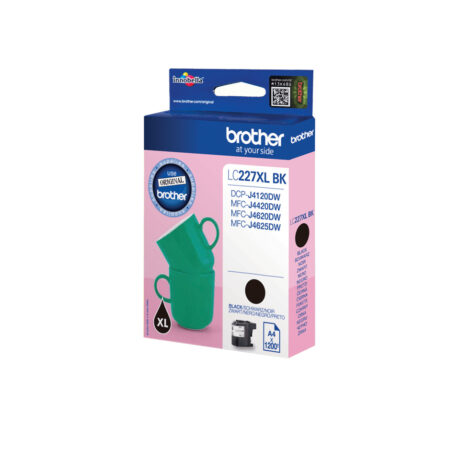 Brother LC227XLBK - LC 227XLBK Black Ink - Blækpatron Sort