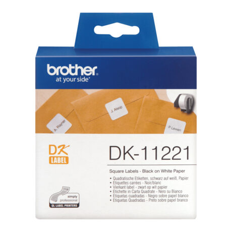 Brother DK-11221 - Black on white - 23 x 23 mm 1000 label(s) labels