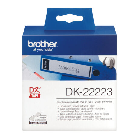 Brother Label roll/white 50mmx30 48m f Q