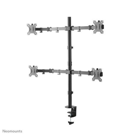Neomounts FPMA-D550D4 mounting kit - full-motion - for 4 flat panels - black
