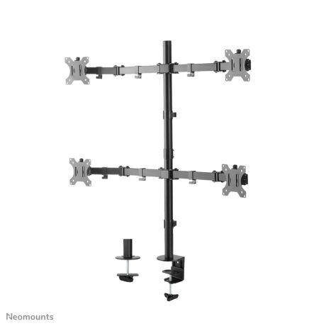 Neomounts FPMA-D550D4 mounting kit - full-motion - for 4 flat panels - black