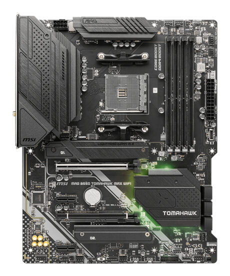 MSI MAG B550 TOMAHAWK MAX WIFI Bundkort - AMD B550 - AMD AM4 socket - DDR4 RAM - ATX