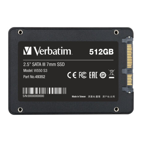 Verbatim Vi550 S3 SSD - 512GB - SATA-600 - 2.5"