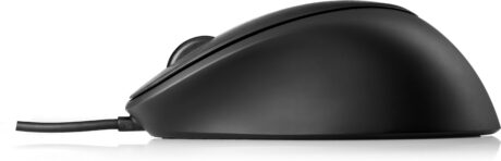 HP USB Fingerprint Mouse - 4TS44AA - Mus - Laser - 3 knapper - Sort