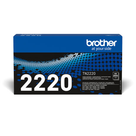 Brother TN2220 - TN 2220 Black Laser Toner - Lasertoner Sort