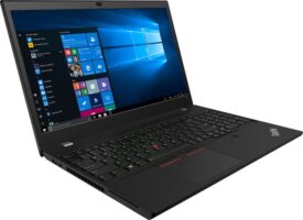 Lenovo ThinkPad T15p Gen 2 15,6 bærbar computer I7-11800H 16 GB 1 TB Sort - Guld stand