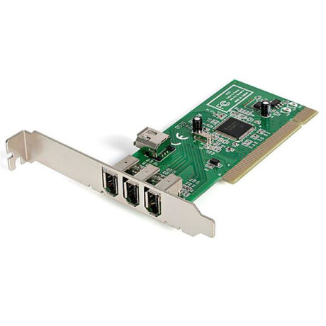 StarTech.com PCI1394MP 4 port PCI 1394a FireWire Adapter Card - 3 External 1 Internal