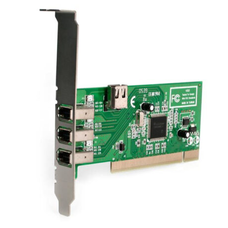 StarTech.com PCI1394MP 4 port PCI 1394a FireWire Adapter Card - 3 External 1 Internal
