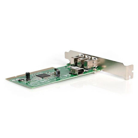 StarTech.com PCI1394MP 4 port PCI 1394a FireWire Adapter Card - 3 External 1 Internal