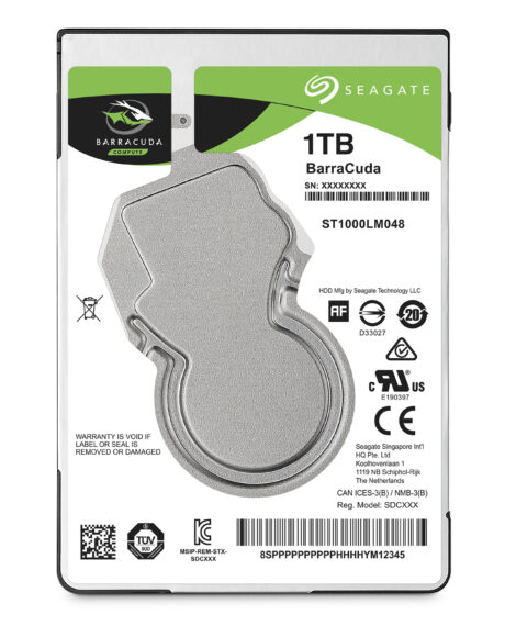 Seagate BarraCuda Pro - 1TB - Harddisk - ST1000LM048 - SATA-600 - 2.5"