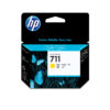 HP 711 - CZ132A Yellow Ink - Blækpatron Gul