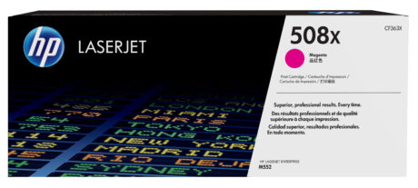 HP 508X - CF363X High Capacity Magenta Toner - Lasertoner Magenta