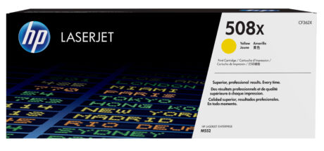 HP 508X - CF362X High Capacity Yellow Toner - Lasertoner Gul