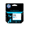 HP 711 - CZ130A Cyan Ink - Blækpatron Cyan