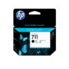 HP 711 - CZ133A Black Ink 80 ml - Blækpatron Sort