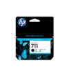 HP 711 - CZ129A Black Ink 38 ml - Blækpatron Sort