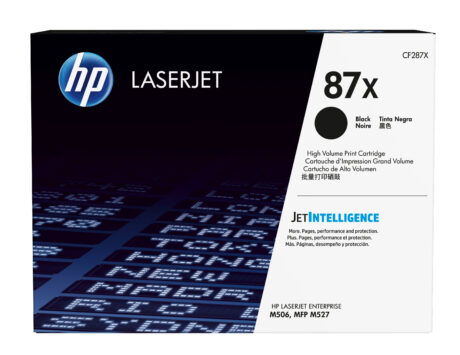 HP 87X - CF287X High Capacity Black Toner - Lasertoner Sort