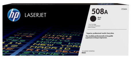 HP 508A - CF360A - Black Toner - Lasertoner Sort