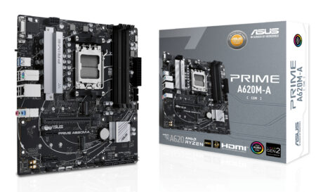 ASUS PRIME A620M-A-CSM Bundkort - AMD A620 - AMD AM5 socket - DDR5 RAM - Micro-ATX