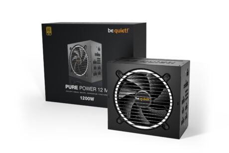 be quiet! PURE POWER 12 M 1200W  Strømforsyning - 1200 Watt - 120 mm - ATX 3.1 - 80 Plus Gold certified