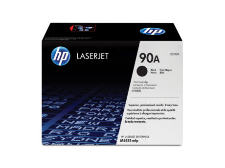 HP 90A - CE390A - Black Toner - Lasertoner Sort