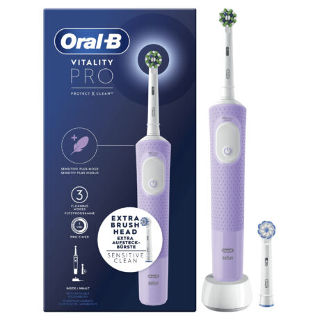 Oral-B Eltandbørste Vitality Pro Lilla + ekstra tandbørstehoved