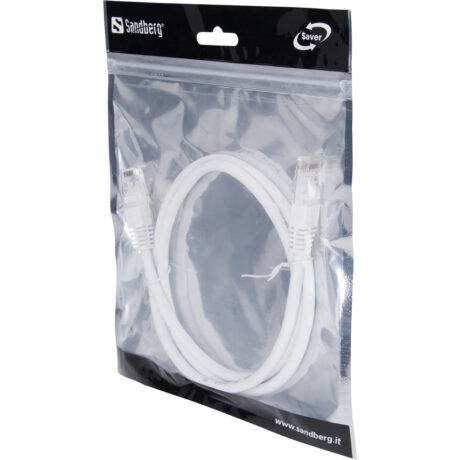 Sandberg Saver UTP Cat6 - 1m - Hvid - 1 meter