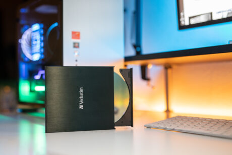 Verbatim Slimline - DVD±RW (±R DL) drive - USB 3.2 Gen 1 - external - DVD-RW (Brænder) - USB 3.2 Gen 1 - Sort