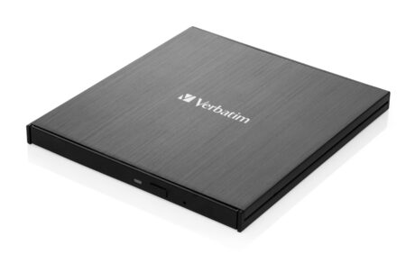 Verbatim Slimline - DVD±RW (±R DL) drive - USB 3.2 Gen 1 - external - DVD-RW (Brænder) - USB 3.2 Gen 1 - Sort