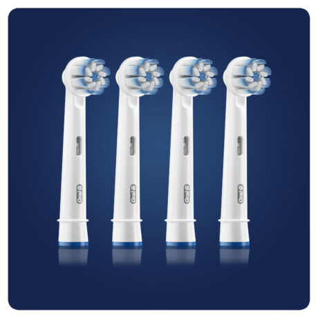 Oral-B Tandbørstehoveder Sensitive Clean & Care - Hvid - 4 stk.