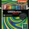 STABILO ® Arty GREENfarver FSC®-mærkede farve blyanter, sæt med 24 penne