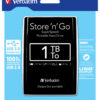 Verbatim Store'n'Go Portable Black - 1TB - Ekstern Harddisk - Sort