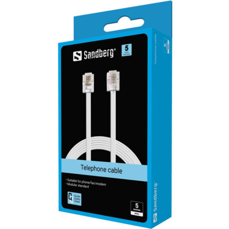 Sandberg RJ11 Telephone Cable - 5m