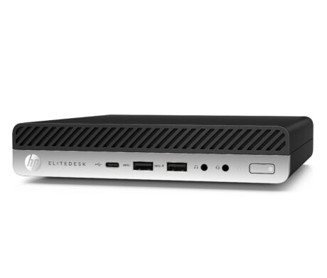 HP EliteDesk 800 G4 Mini I5-8500T 512GB Windows 10 Pro 64-bit Edition - Guld stand