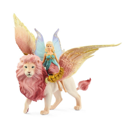 Schleich Elve på bevingede løve
