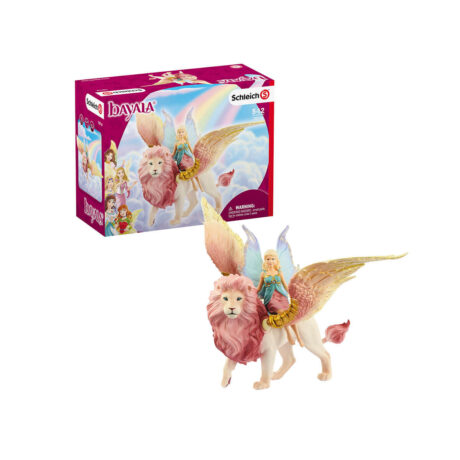 Schleich Elve på bevingede løve