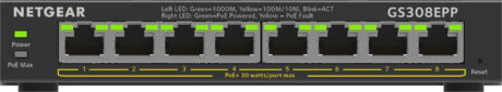 Netgear GS308EPP-100PES 8-Port PoE+ Gigabit Ethernet Plus Switch (123W)